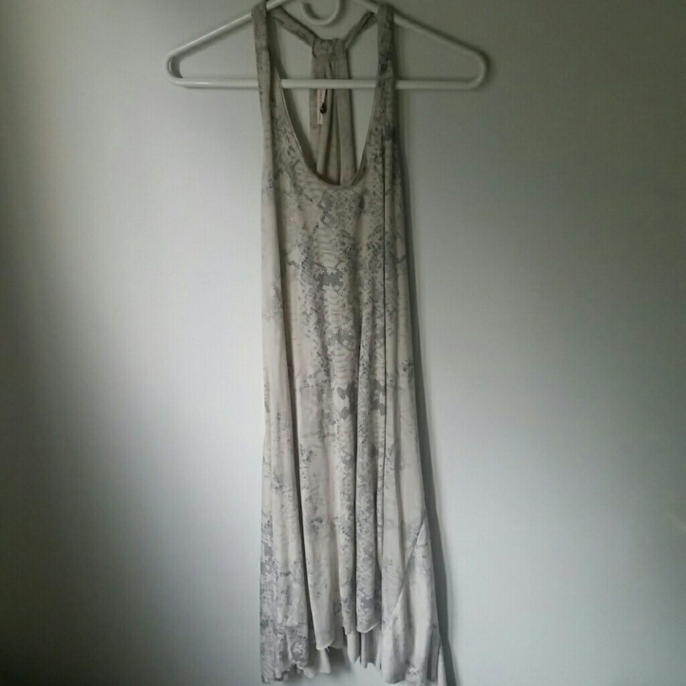 Rebecca Taylor Dress Snakeskin Medium Grey Beige